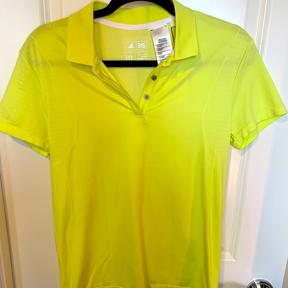 adidas Tops - adidas Seamless Women’s Golf Polo SS Neon Green M